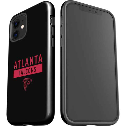 NFL Atlanta Falcons Black Performance Series iPhone 12 Impact Case