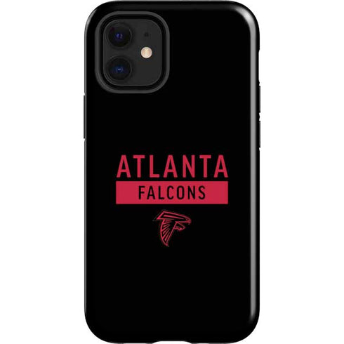 NFL Atlanta Falcons Black Performance Series iPhone 12 Mini Impact Case