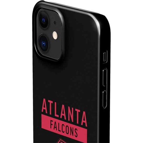 NFL Atlanta Falcons Black Performance Series iPhone 12 Mini Lite Case