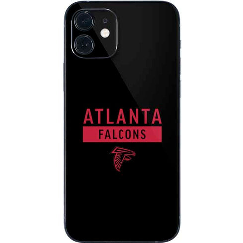 NFL Atlanta Falcons Black Performance Series iPhone 12 Mini Skin