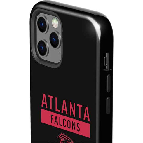 NFL Atlanta Falcons Black Performance Series iPhone 12 Pro Impact Case