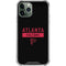 NFL Atlanta Falcons Black Performance Series iPhone 12 Pro Max Clear Case