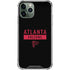 NFL Atlanta Falcons Black Performance Series iPhone 12 Pro Max Clear Case