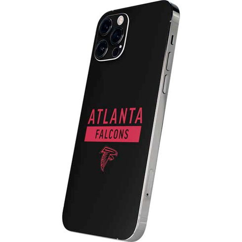 NFL Atlanta Falcons Black Performance Series iPhone 12 Pro Max Skin