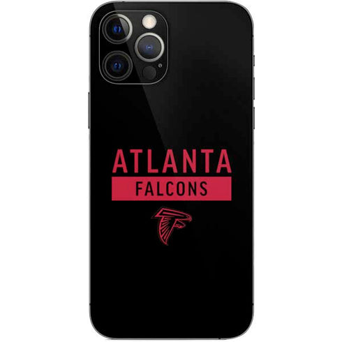 NFL Atlanta Falcons Black Performance Series iPhone 12 Pro Skin