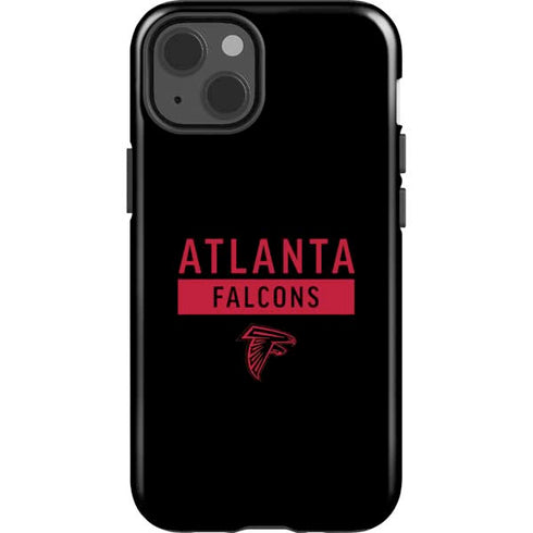 NFL Atlanta Falcons Black Performance Series iPhone 13 Impact Case