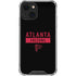 NFL Atlanta Falcons Black Performance Series iPhone 13 Mini Clear Case
