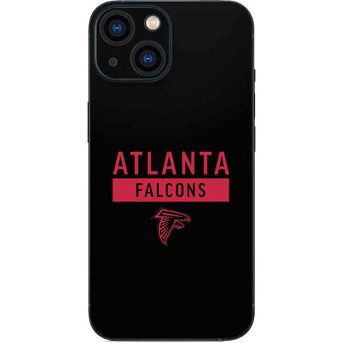 NFL Atlanta Falcons Black Performance Series iPhone 13 Mini Skin