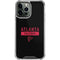 NFL Atlanta Falcons Black Performance Series iPhone 13 Pro Max Clear Case