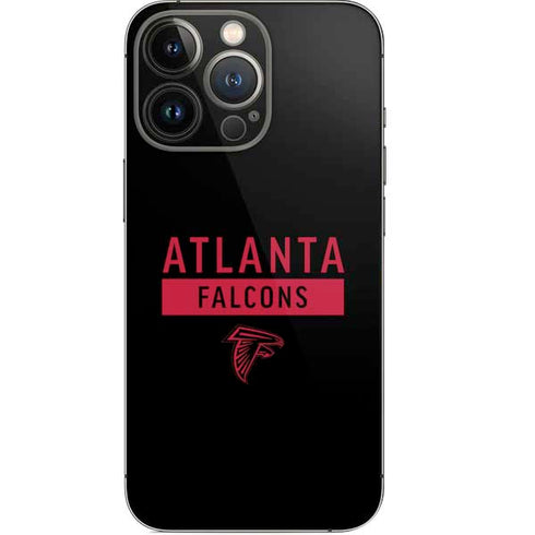 NFL Atlanta Falcons Black Performance Series iPhone 13 Pro Skin