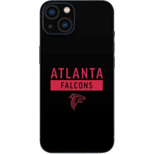 NFL Atlanta Falcons Black Performance Series iPhone 13 Skin