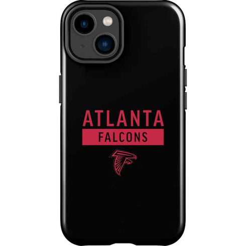 NFL Atlanta Falcons Black Performance Series iPhone 14 Plus Impact Case