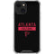 NFL Atlanta Falcons Black Performance Series iPhone 14 Plus Clear Case