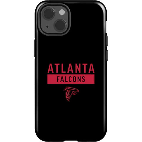 NFL Atlanta Falcons Black Performance Series iPhone 15 Impact Case