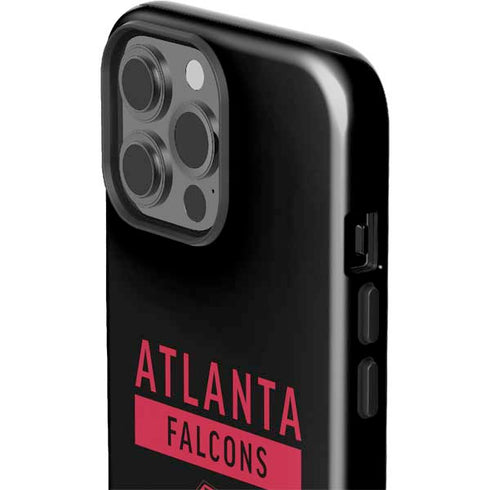 NFL Atlanta Falcons Black Performance Series iPhone 15 Pro Max Impact Case