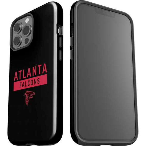 NFL Atlanta Falcons Black Performance Series iPhone 15 Pro Max Impact Case