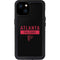 NFL Atlanta Falcons Black Performance Series iPhone 15 Plus Waterproof Case