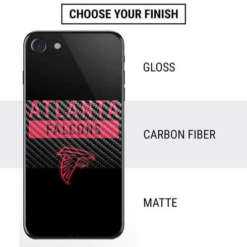 NFL Atlanta Falcons Black Performance Series iPhone SE (2nd & 3rd Gen) Skin