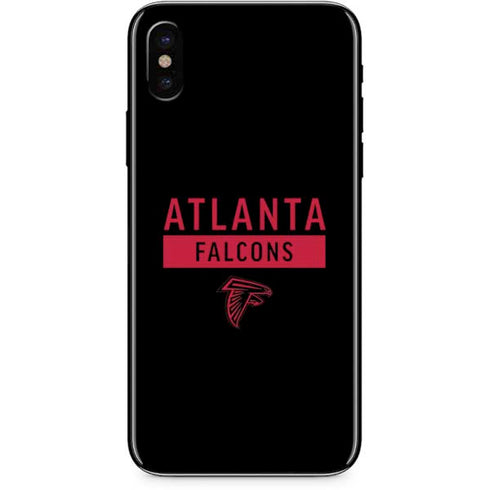 NFL Atlanta Falcons Black Performance Series iPhone XS Max Skin