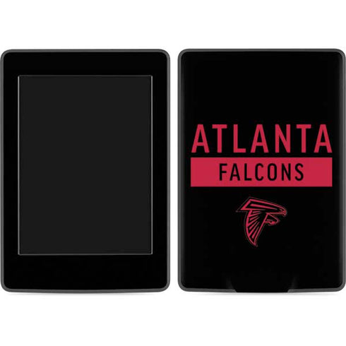 NFL Atlanta Falcons Black Performance Series Amazon Kindle Skin