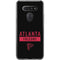 NFL Atlanta Falcons Black Performance Series LG K51/Q51 Clear Case