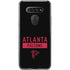 NFL Atlanta Falcons Black Performance Series LG K51/Q51 Clear Case
