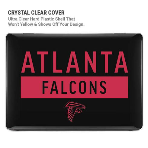 NFL Atlanta Falcons Black Performance Series MacBook Air 15in (2023-2025) Case plus Skin