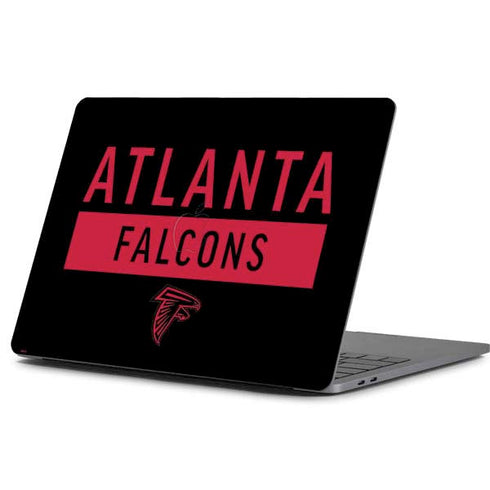 NFL Atlanta Falcons Black Performance Series Apple MacBook Pro 13-inch Skin