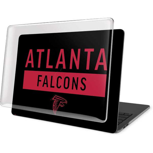 NFL Atlanta Falcons Black Performance Series MacBook Pro 13in (2020) Case plus Skin