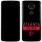 NFL Atlanta Falcons Black Performance Series Moto E5 Plus Skin