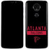 NFL Atlanta Falcons Black Performance Series Moto E5 Plus Skin