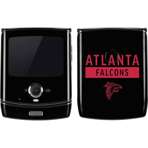 NFL Atlanta Falcons Black Performance Series Motorola RAZR Skin