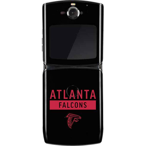 NFL Atlanta Falcons Black Performance Series Motorola RAZR Skin