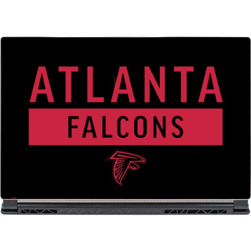 NFL Atlanta Falcons Black Performance Series MSI GS65 Stealth Laptop Skin