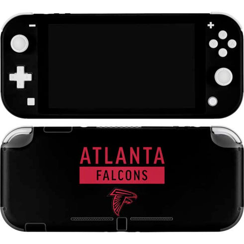 NFL Atlanta Falcons Black Performance Series Nintendo Switch Lite Skin