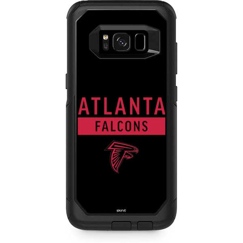NFL Atlanta Falcons Black Performance Series Otterbox Commuter Galaxy Skin