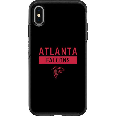 NFL Atlanta Falcons Black Performance Series Otterbox Symmetry iPhone Skin