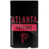 NFL Atlanta Falcons Black Performance Series PS5 Slim Disk Console Skin