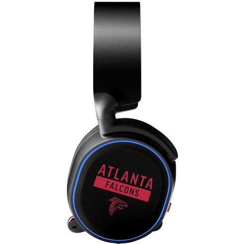 NFL Atlanta Falcons Black Performance Series SteelSeries Arctis 5 Skin