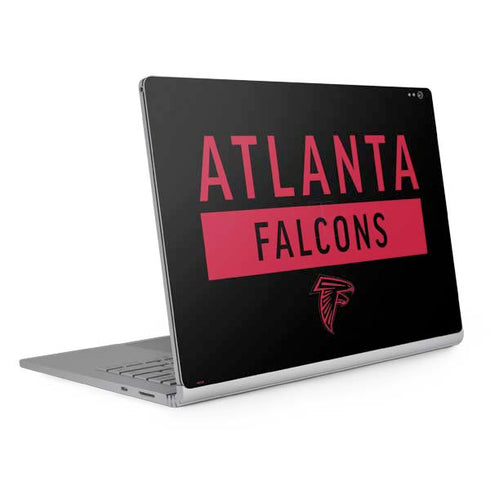 NFL Atlanta Falcons Black Performance Series Surface Book 2 13.5in Skin