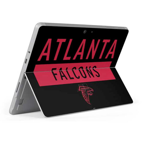 NFL Atlanta Falcons Black Performance Series Surface Go Skin