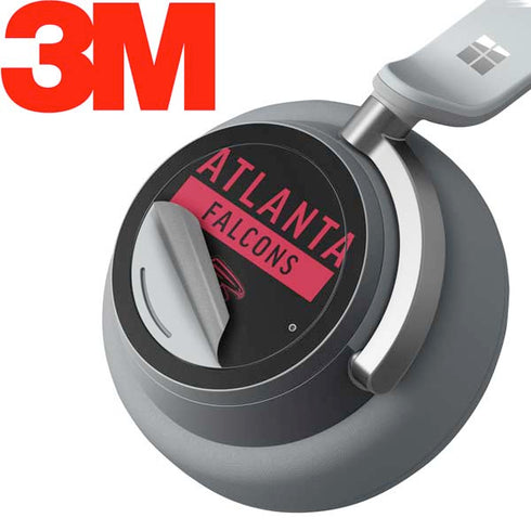 NFL Atlanta Falcons Black Performance Series Surface Headphones Skin