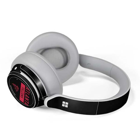 NFL Atlanta Falcons Black Performance Series Surface Headphones Skin