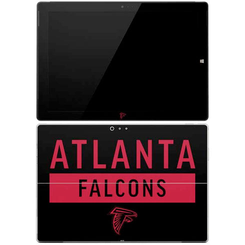 NFL Atlanta Falcons Black Performance Series Surface Pro 3 Skin