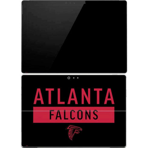 NFL Atlanta Falcons Black Performance Series Surface Pro 4 Skin