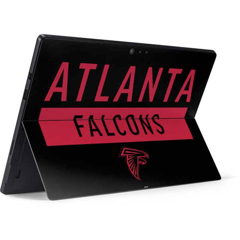 NFL Atlanta Falcons Black Performance Series Surface Pro 6 Skin