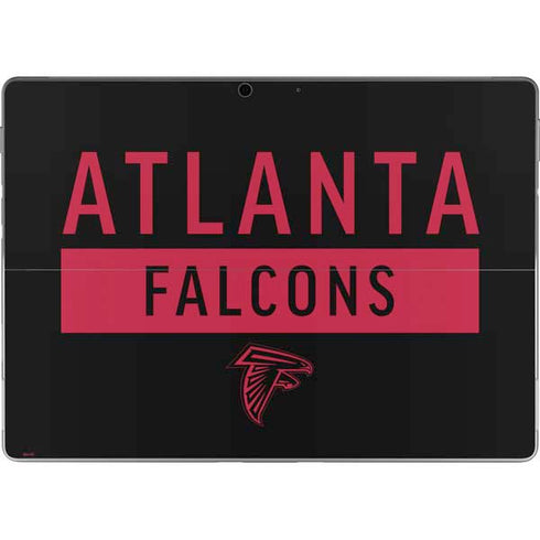 NFL Atlanta Falcons Black Performance Series Surface Pro 8 Skin