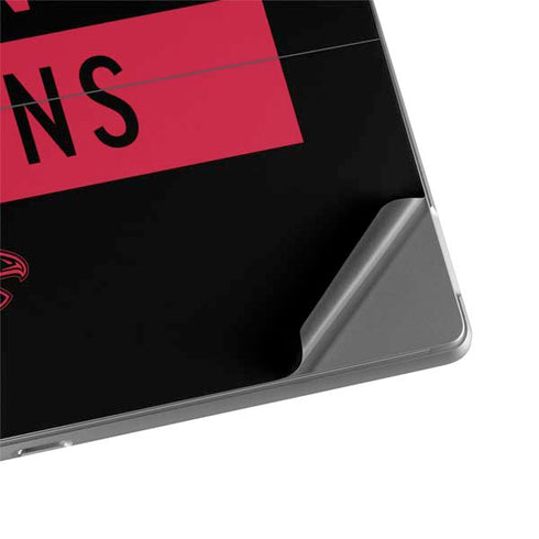 NFL Atlanta Falcons Black Performance Series Surface Pro 8 Skin