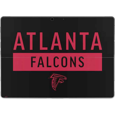 NFL Atlanta Falcons Black Performance Series Surface Pro 9 Skin