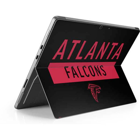 NFL Atlanta Falcons Black Performance Series Surface Pro 9 Skin